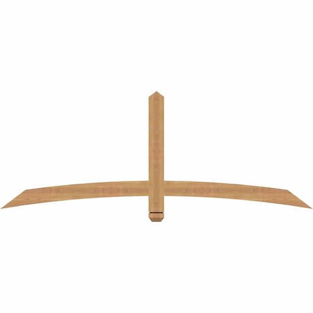 Ekena Millwork Bellingham Timber Gable Bracket, Western Red Cedar, 72"W x 27"H x 1 1/2"D x 3 1/2"F, 9/12 Pitch GBW072X27X0204BEL00SWR